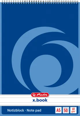 Produktbild von 10x Herlitz Spiral-Notizblock / Schreibblock / DIN A5 / liniert