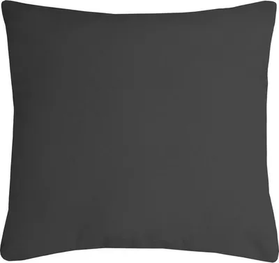 Produktbild von Fabric Textile Zierkissen Nelson - dunkelgrau - 60 x 60 cm - Sofakissen - Polyester