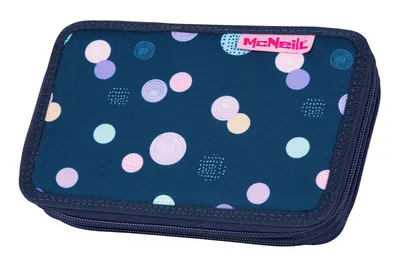 Produktbild von McNeill Federmäppchen Pencil Case with Three Compartments Polly dunkelblau