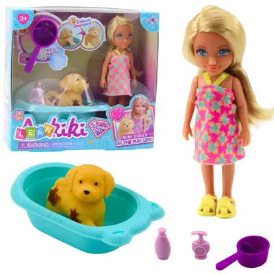 Produktbild von Lean Puppenhund-Badeset Interaktives Zubehör Für Mädchen