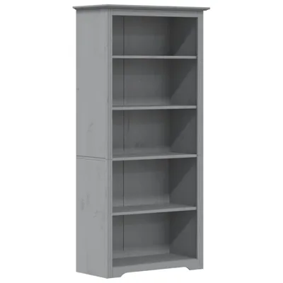 Zdjęcie produktu dla vidaXL Regał 5 przegród BODO Szary 82x40x173 cm lite drewno sosnowe
