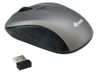 Zdjęcie produktu dla Equip 245109, Oburęczny, Optyczny, RF Wireless, 1600 DPI, Szary