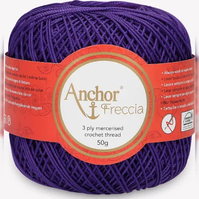 Produktbild von Anchor Freccia 6 – Feines Baumwollgarn für Häkelprojekte (Color 00112)