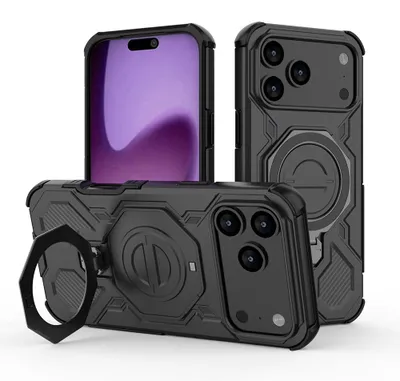 Obrázok produktu pre Techsuit - Carbon Shield PRO ochranný obal na iPhone 17 Pro - čierne