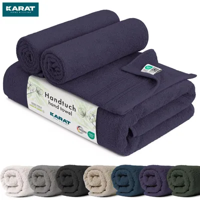 Produktbild von Handtuch Bay Sanft, saugstark und vielseitig nutzbar Blau 30 x 30 cm 10er Set