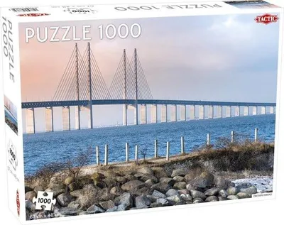 Image de puzzle Pont d'Öresund Carton 67 x 48 cm 1000 pièces
