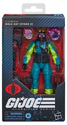Produktbild von G.I. Joe Classified Series Cobra Mole Rat Stage 2 Figur 15cm
