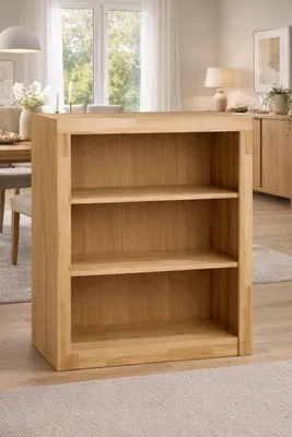 Produktbild von Standregal 90x42x112 Büroregal Kernbuche teilmassiv Bücherregal #1416