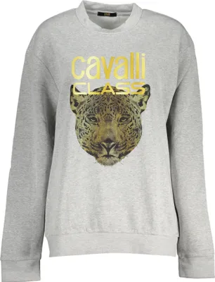 Image de Cavalli Class Sweat-shirt femme sans fermeture Jildou gris clair XS