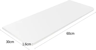 Image de Table murale Table de cuisine pliante Bureau Table de salle à manger pliante 60x30cm Blanc