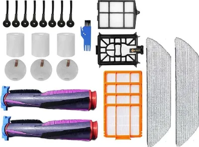 Produktbild von INF Shark Staubsauger Roboter Zubehör Set - Bürsten, Filter, Wischtücher, 17-teilig