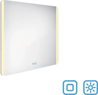 Zdjęcie produktu dla Lustro LED z oświetleniem Nimco ZP 17000 80 x 70 cm IP 44