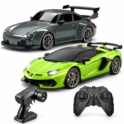 Zdjęcie produktu dla Zestaw dwóch samochodów sterowanych radiowo z funkcją driftu i designem Lamborghini – DRIFTVEN