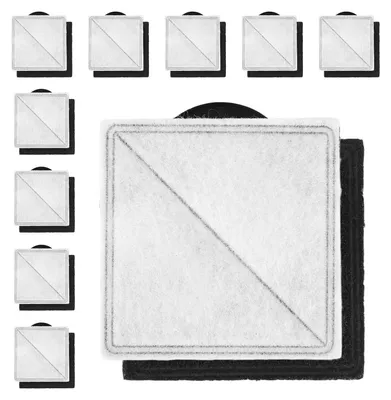 20er-Pack Ersatzfilter für Haustier-Trinkbrunnen, 6,5x6,5 cm