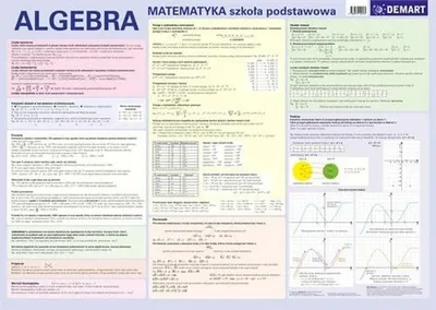 Obrázek produktu pro Plansza edukacyjna Algebra - wzory i schematy matematyczne