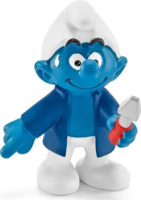 Produktbild von schleich Schlümpfe Hausmeister Schlumpf, 3 Jahr(e), Blau, Weiß, 1 Stück(e)