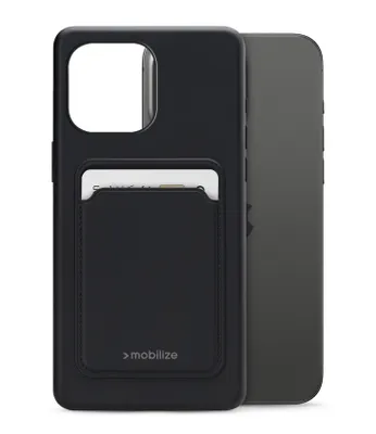 Imagen del producto de Funda de silicona para tarjetas, compatible con Apple iPhone 15 Pro Max, color mate