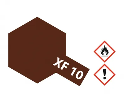 Produktbild von Tamiya Farbe XF-10 Braun matt 10ml