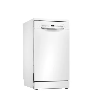 Obrázek produktu pro Bosch Serie 2 SPS2IKW04E, Stojací, Úzká (45 cm), Bílá, Bílá, Knoflíky, 1,75 m