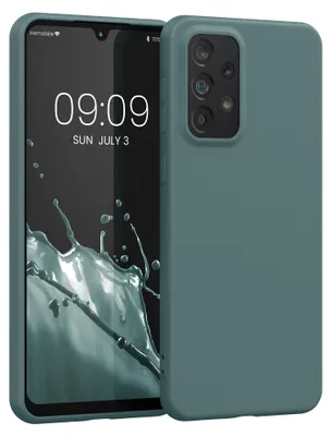 Produktbild von kwmobile Handyhülle für Samsung Galaxy A33 5G Hülle - TPU Case - Kabelloses Laden - Schutzhülle Cover in Blaugrün