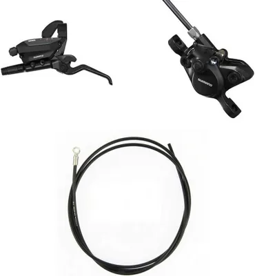 Image de Plaquettes de frein Shimano St-ef515-l 3s 1800 Mmbr-mt200-f 1000 Mm Argent Argent One Size