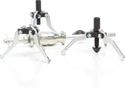 Produktbild von XPOtool ściągacz do łożysk 15-30 mm, 30-80 mm, 3x profesjonalny zestaw ściągaczy do łożysk, kół zębatych, kół pasowych z młotkiem ślizgowym