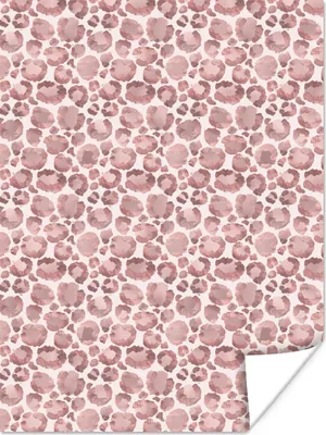 Produktbild von MuchoWow® Poster Pantherdruck - Rosa - Aquarellfarbe 90x120 cm - Wohnzimmer