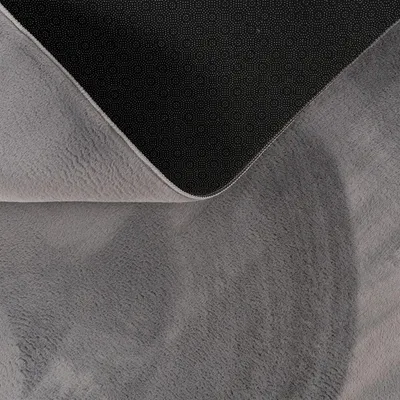 Produktbild von TT Home Wohnzimmer Teppich Hochflor Langflor Kunstfell Weich Modern Unifarben Flauschig Größe 80 cm Rund