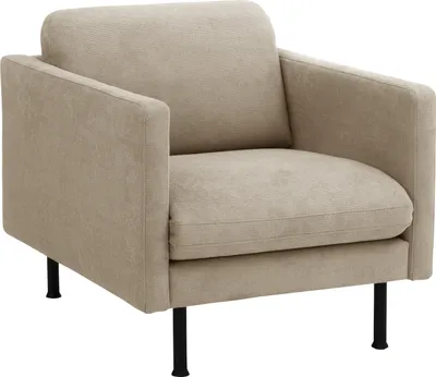 Produktbild von Max Winzer Sessel Nathan - Flachgewebe beige - Maße: 76 x 89 x 78 cm