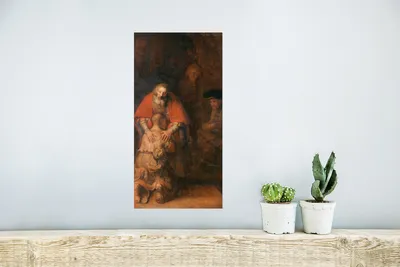 Produktbild von Poster - Die Rückkehr des verlorenen Sohnes - Rembrandt van Rijn - 20x40 cm