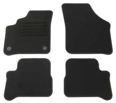 Fußmatten-Set für VW e-UP!, 01/2020-12/2023, 4-teilig, Schwarz
