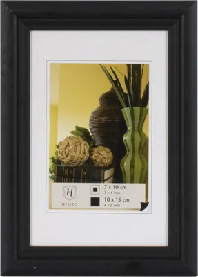 Produktbild von Henzo Artos Bilderrahmen 10x15 cm Schwarz