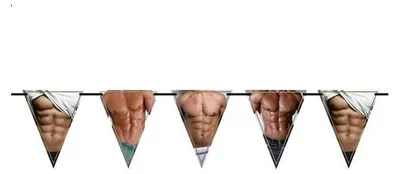 Produktbild von Wimpelkette Sixpack
