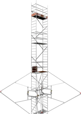 Produktbild von ALTEC Rollfix 900 | inkl. Rollen (Ø 150 mm) | Traverse ausziehbar | 4x Dreieckausleger | Rollgerüst