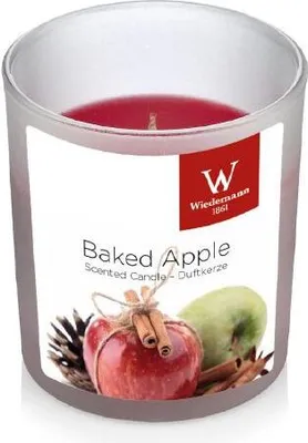 Produktbild von 4er Set Duftkerze im Glas Bratapfel 79 x 71 mm, 25 Stunden Brenndauer