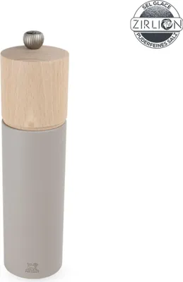 Produktbild von PEUGEOT Salzmühle BOREAL 21cm Zirkonia-Mahlwerk Buchenholz Kieselgrau