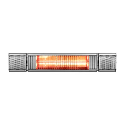 Produktbild von Eurom 334586, Wandmontierter Terrassenheizer, Anthrazit, Aluminium, Elektro, 2000 W, IP65
