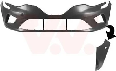 Produktbild von VAN WEZEL Stoßstange Stoßfänger für RENAULT Clio V Schrägheck (BF) Grundiert Glatt 4422575
