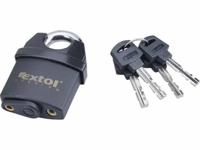 Obrázok produktu pre Zámok visiaci 50mm bezpečnostný vodeodolný, 4 kľúče