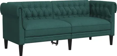 Produktbild von VidaXL 372551, Grün, 2 Sitz(e), Schaum, Polyester, Polywood, Holz, 1825 mm, 745 mm