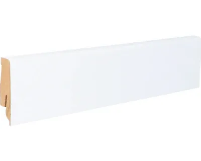 Obrázek produktu pro Podlahová lišta MDF 22 x 60 x 2600 mm bílá