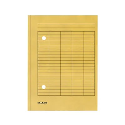 Image de Falken 80004203 Classeur à levier - A4, jaune, carton de Manille, 250 g/qm