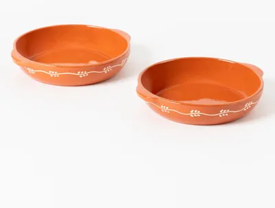 Produktbild von Set aus 2 Auflaufformen mit Trennwand, geeignet für Suppen und zum Überbacken