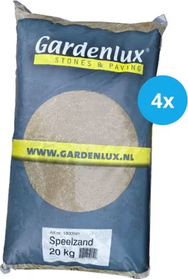 Zdjęcie produktu dla Gardenlux Play Sand - Piasek do piaskownicy - Piasek do piaskownicy - - Opakowanie 4 x 20 kg