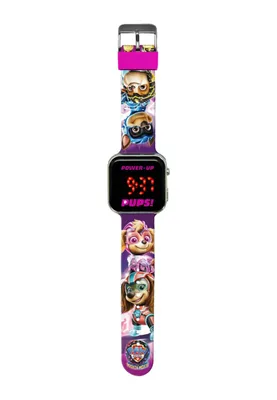 Produktbild von Paw Patrol Digital Uhr für Kinder Polyesterarmband im Bunt