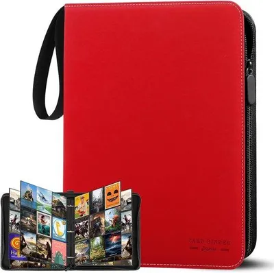 Image de Pochette à cartes à 9 compartiments, 30 pages, boîte à cartes à collectionner
