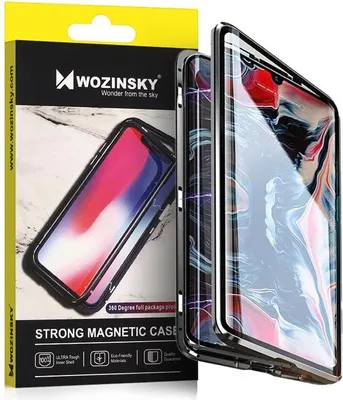 Zdjęcie produktu dla Etui 360° Wozinsky do Vivo X60, czarne