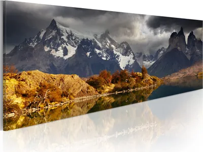 Produktbild von Modernes Wandbild 9050033 (120x40) - 1 Teilig Bilder Fotografie auf Vlies Leinwand Foto Bild Dekoration Wand Bilder Kunstdruck