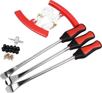 Obrázek produktu pro Pneumatiky Páka Lžíce Sada nástrojů Ocel Efektivní Snadné uchopení Vysoká pevnost Motocyklové pneumatiky Výměna nástrojů