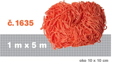 Obrázok produktu pre Oranžová sieť 5x1 m, oká 10x10 cm